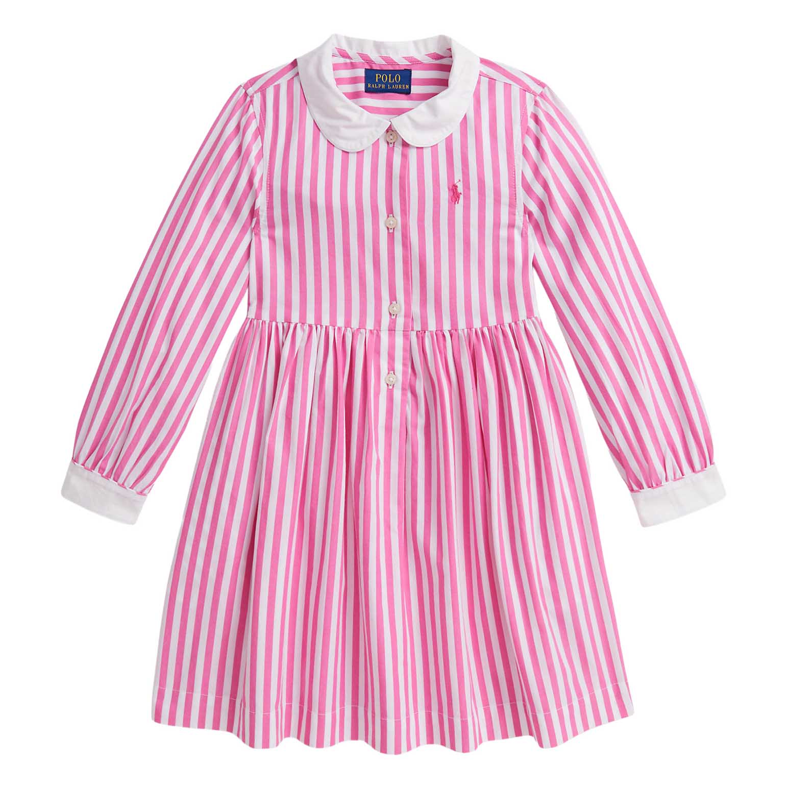 Polo Ralph Lauren Striped Cotton Poplin Shirtdress 3-6Y